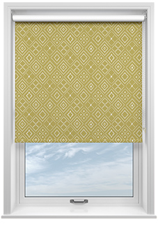 Newquay, Mustard - Roller Blind